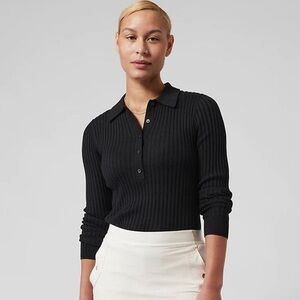 ATHLETA Sweet Bay Henley Sweater